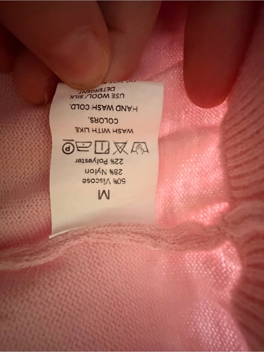 Knitted Pink Drawstring Lounge Pants - Picture 4 of 6